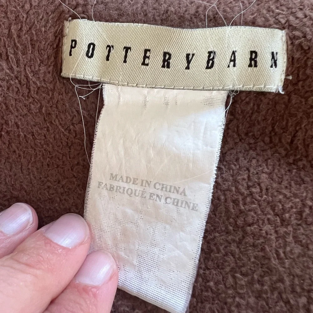 GUC brown Pottery barn blanket